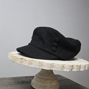 Relativity Black Wool Cap